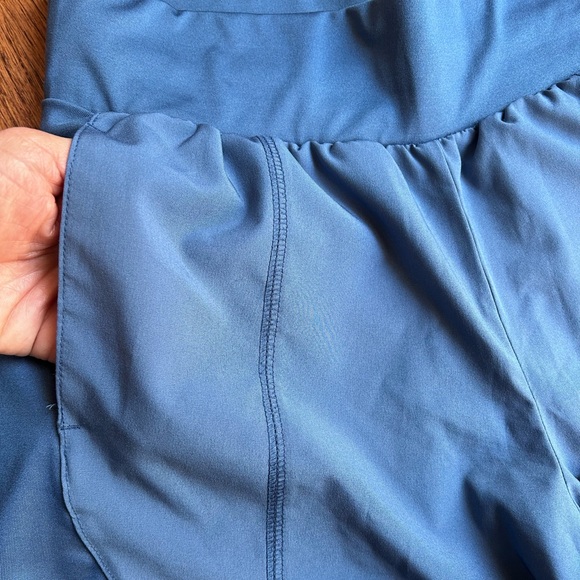 Tek Gear Workout Gear Multipurpose Short Blue Mid Rise Poly/Spandex - Picture 7 of 10